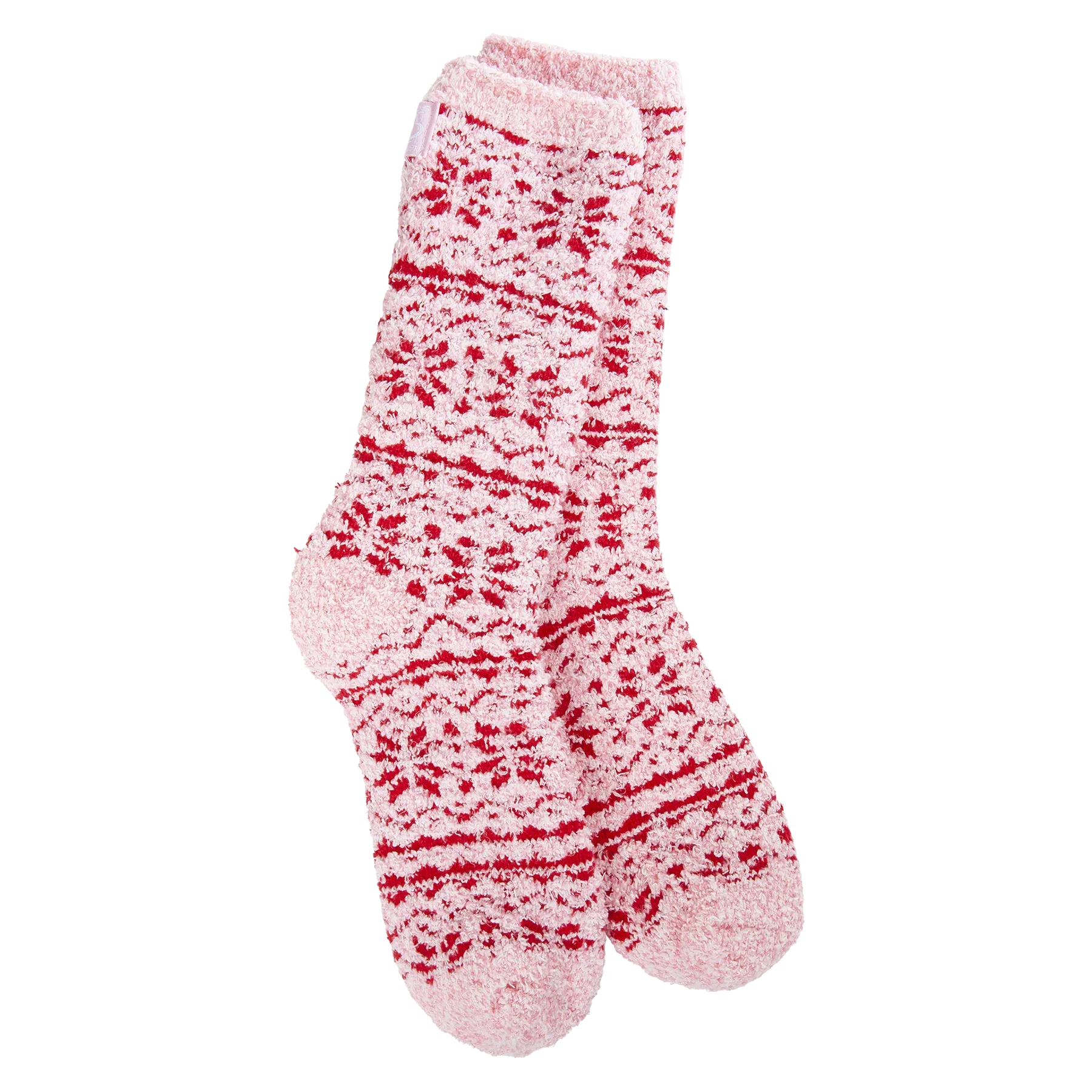 102465- Holiday Cozy Winter Crew- Fair Isle Pink