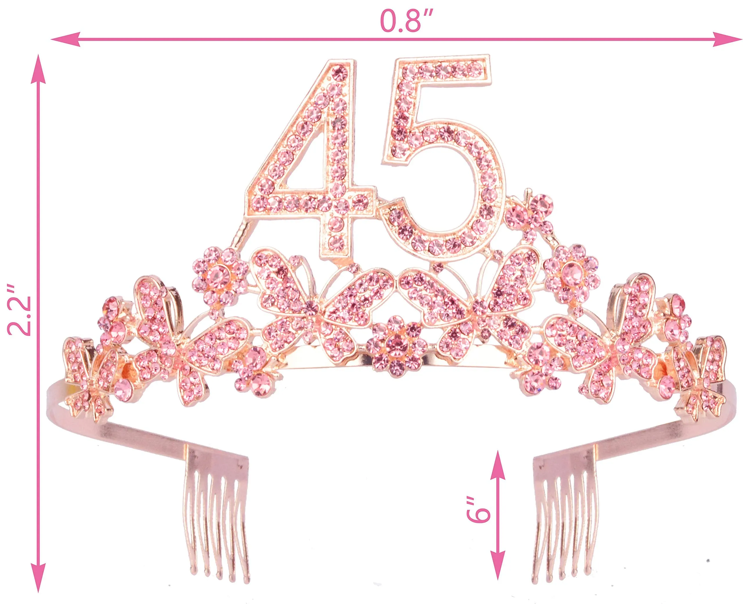 45 Birthday Decorations for Women, 45 Birthday, 45th Birthday Gifts for Women, 45th