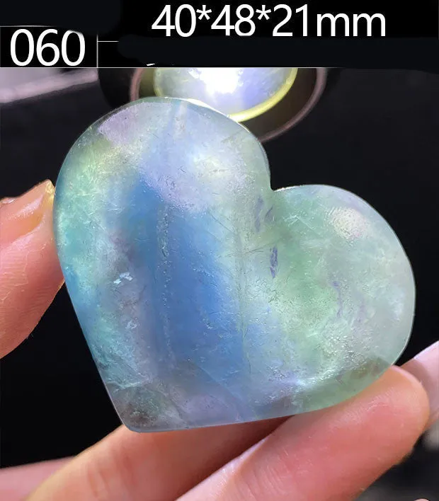 A Stylish Natural Fluorite Love Pendant