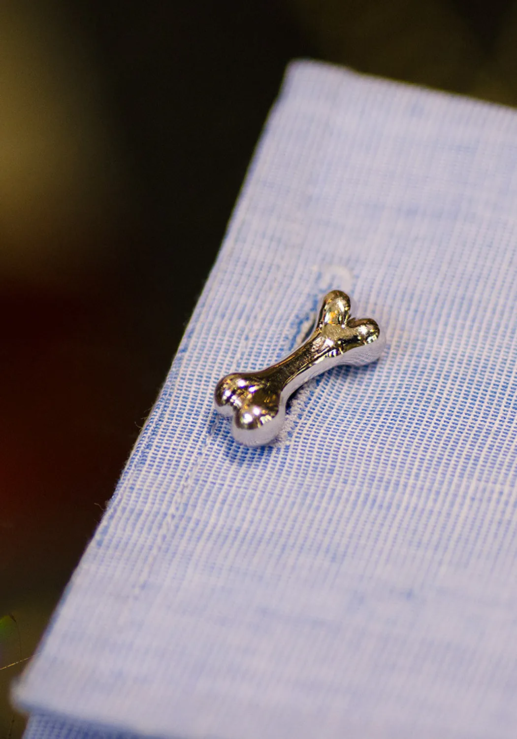 Adolfo Courrier Black & White Diamond Skull & Crossbones Cufflinks