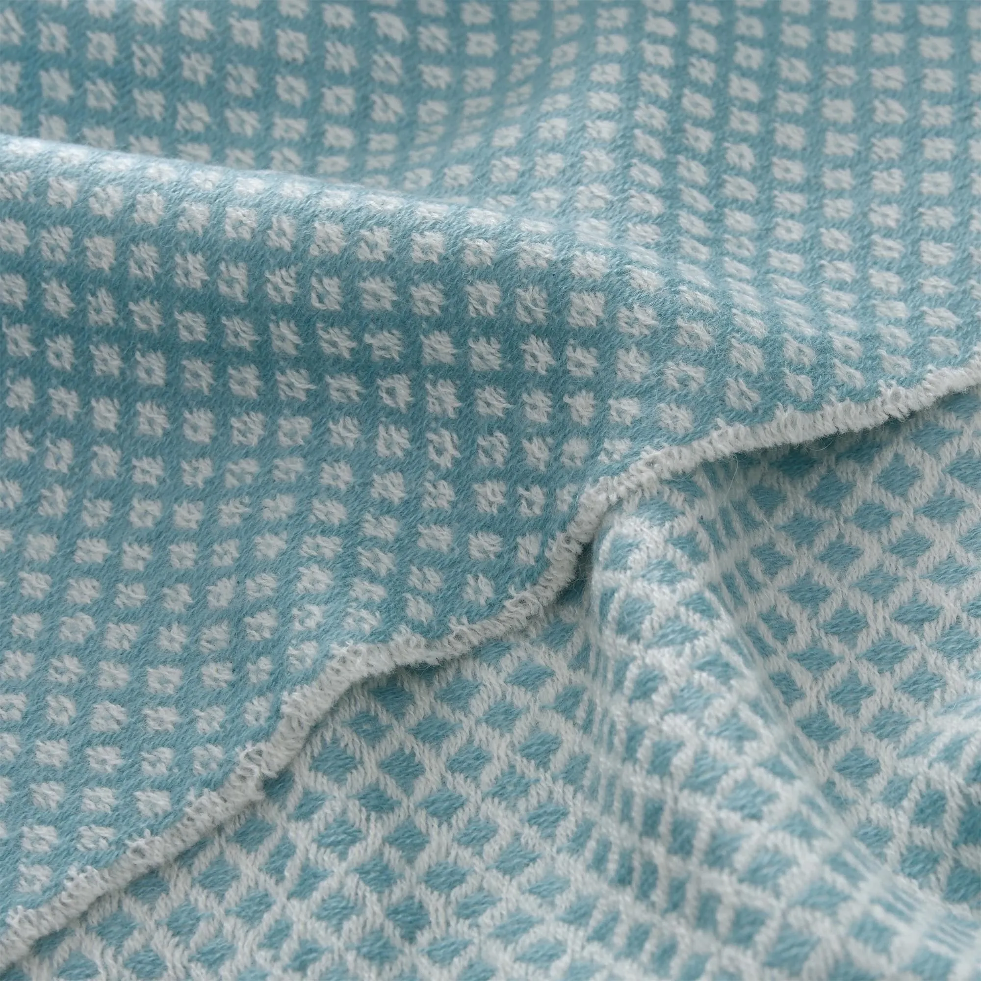 Alashan Cashmere Blanket [Mint/Cream]