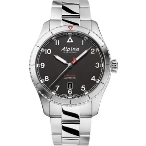 Alpina Startimer Pilot Automatic Stainless Steel 41 MM Watch AL-525BW4S26B