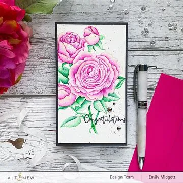 Altenew - Clear Stamp Set - Fresh Cut Roses