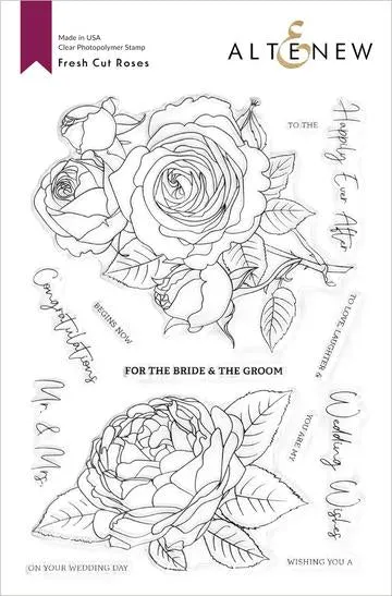 Altenew - Clear Stamp Set - Fresh Cut Roses