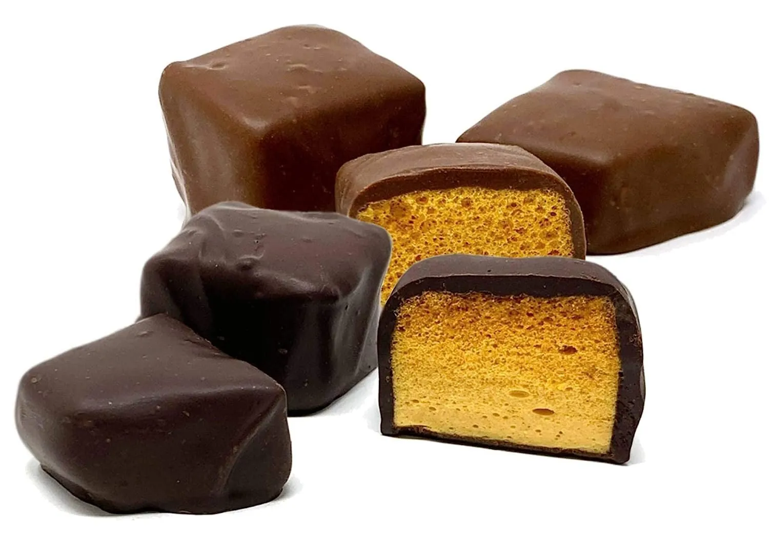 Andy Anand Belgian Milk & Dark Chocolate Honeycomb 1 lbs Sponge Home Made Taste, Sweet Delight: Chocolate Gift Box for Any Occasion