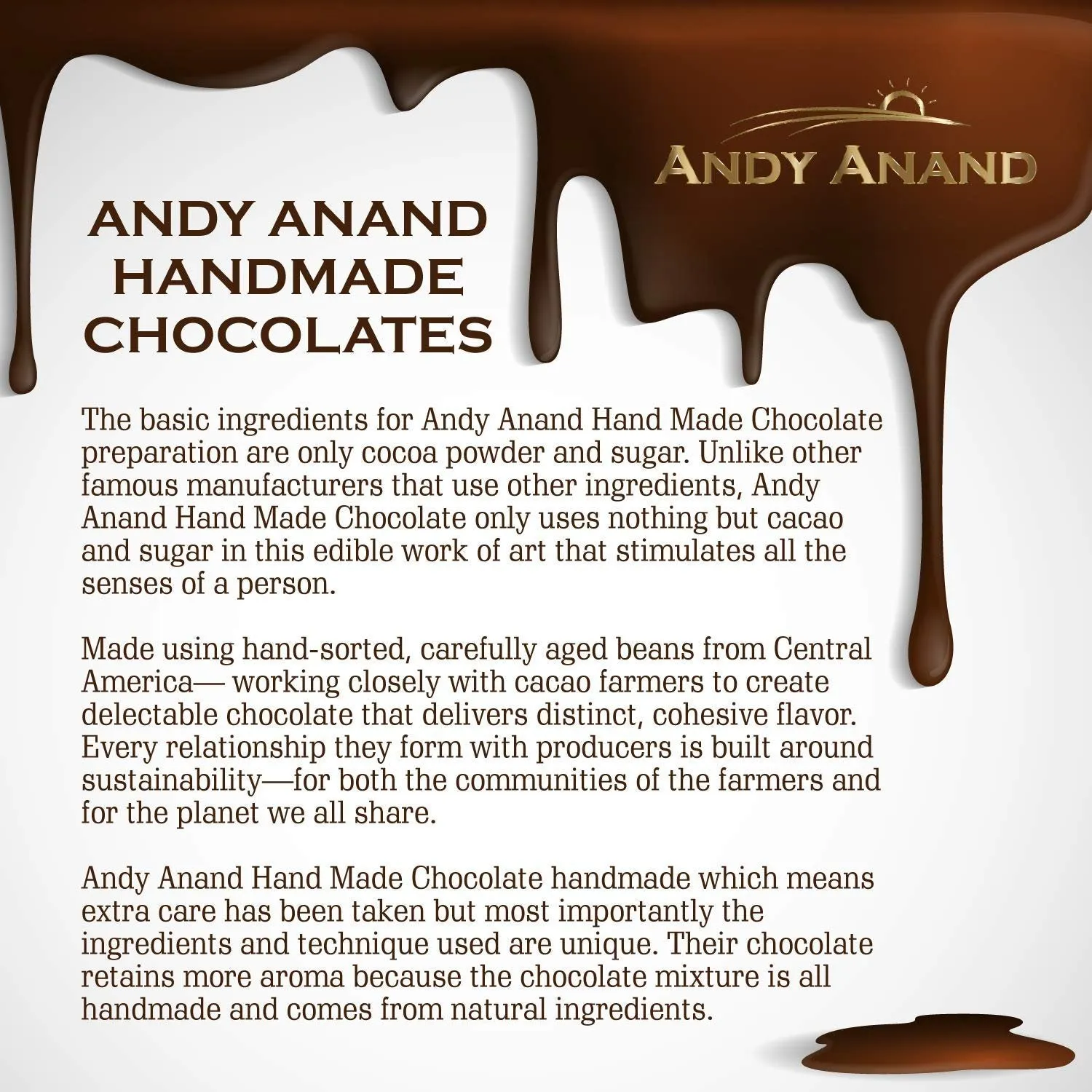 Andy Anand Belgian Milk & Dark Chocolate Honeycomb 1 lbs Sponge Home Made Taste, Sweet Delight: Chocolate Gift Box for Any Occasion