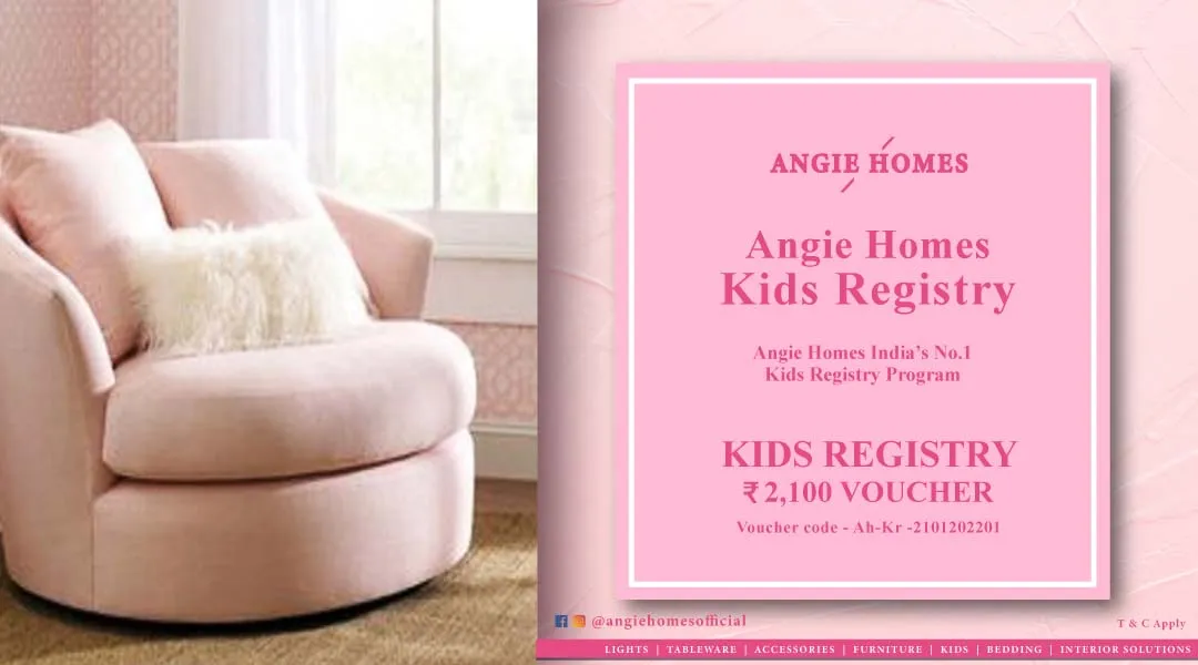 Angie Homes Kids Registry Gift Voucher for Stylish Sofa