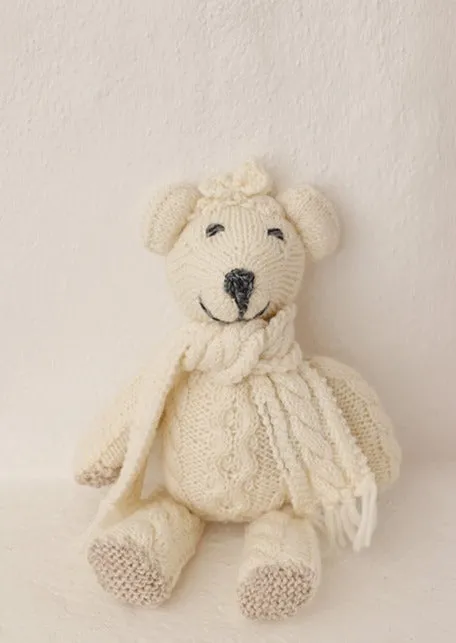 Aran Hand knit Teddy Bear