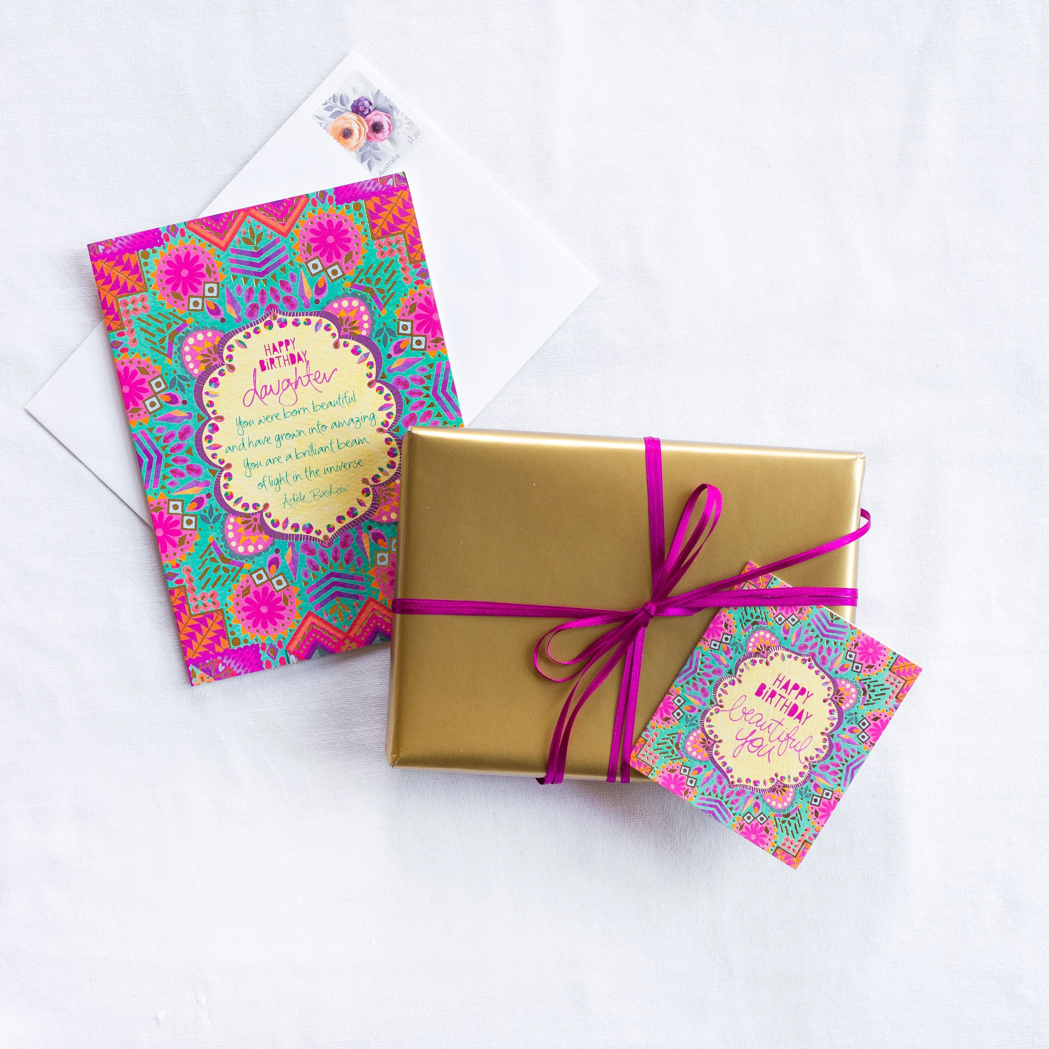 Beautiful You Birthday Gift Tag