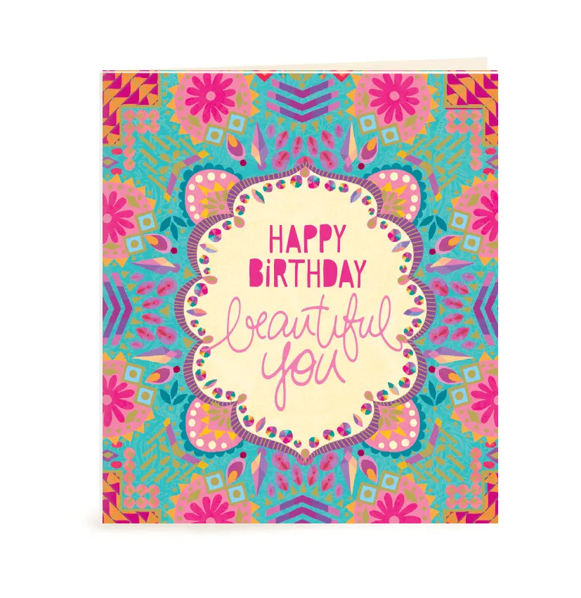 Beautiful You Birthday Gift Tag