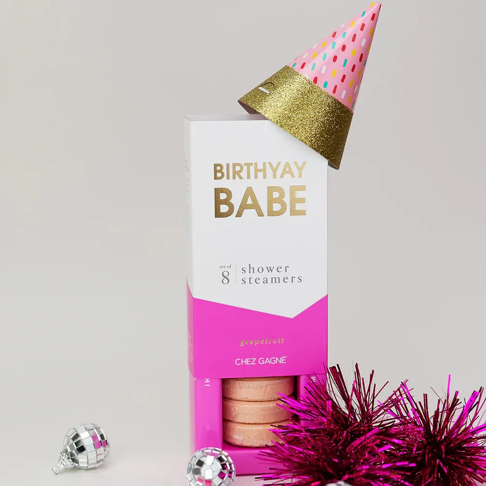 'Birthyay Babe' Grapefruit Shower Steamers