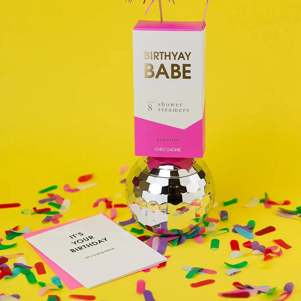 'Birthyay Babe' Grapefruit Shower Steamers