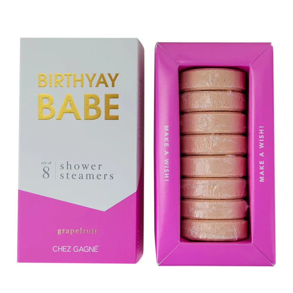 'Birthyay Babe' Grapefruit Shower Steamers