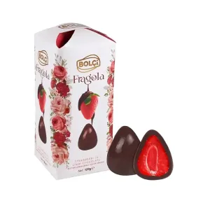 Bolci Fragola Dark Chocolate Strawberry box 120g