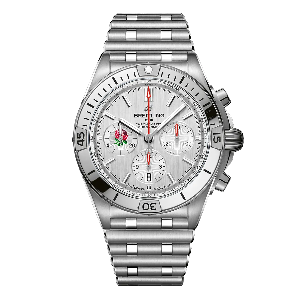 Breitling Chronomat B01 Six Nations England AB0134A71A1A1