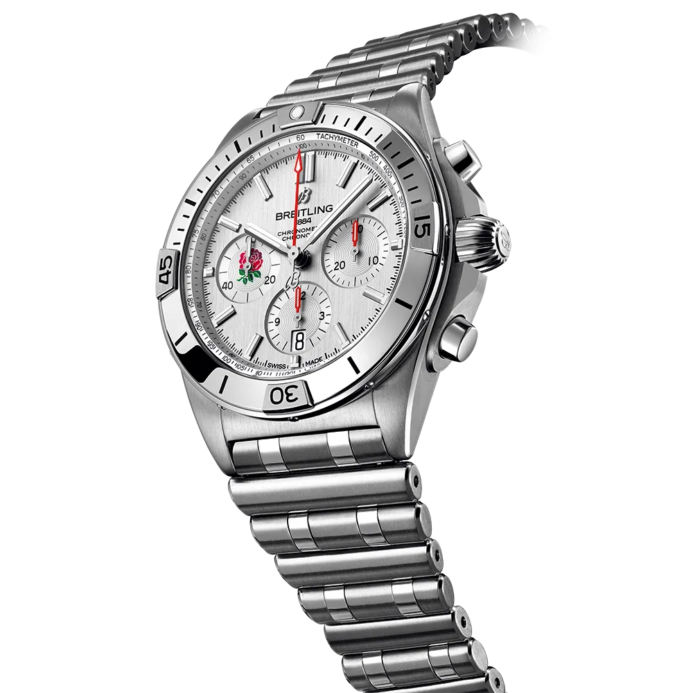 Breitling Chronomat B01 Six Nations England AB0134A71A1A1