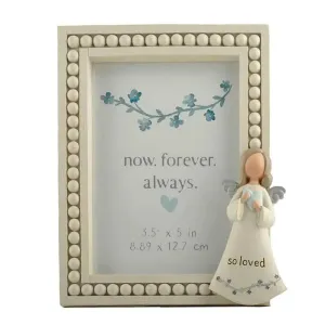 Bright Blessings So Loved Frame With Angel