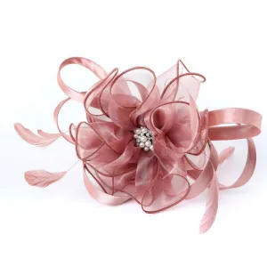 Celestial Grace Fascinator in Dark Champagne