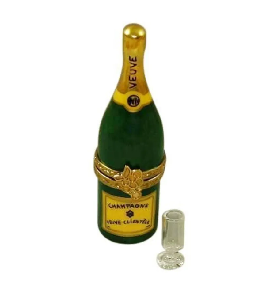 Champagne Bottle with Flute