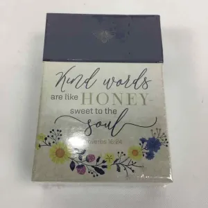 Christian Art Gifts Kind Words are like Honey... Bible Verse Set