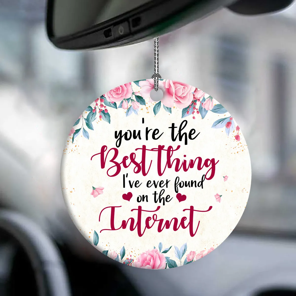 Christmas Gift Best Thing I Have Ever Found On The Internet Circle Ornament - Christmas Ornament - Ciaocustom