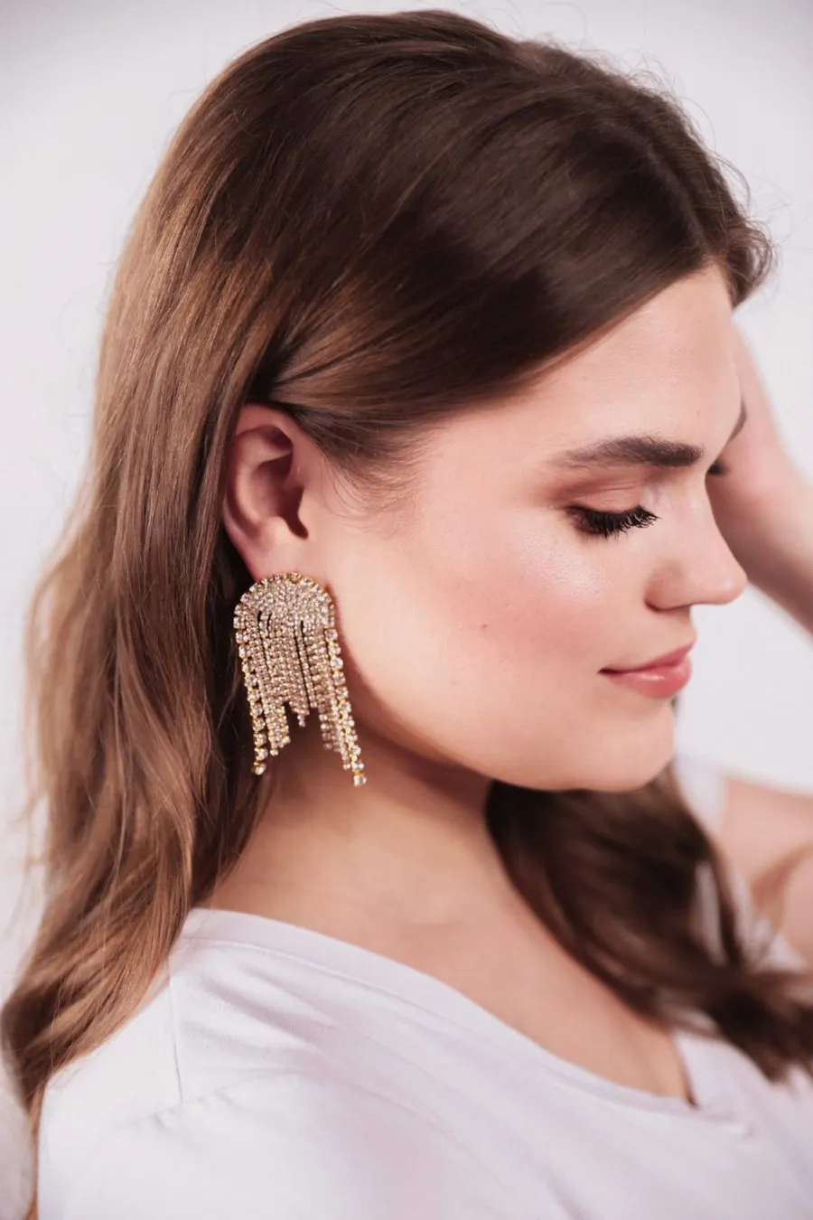 Covered In Crystals Earrings