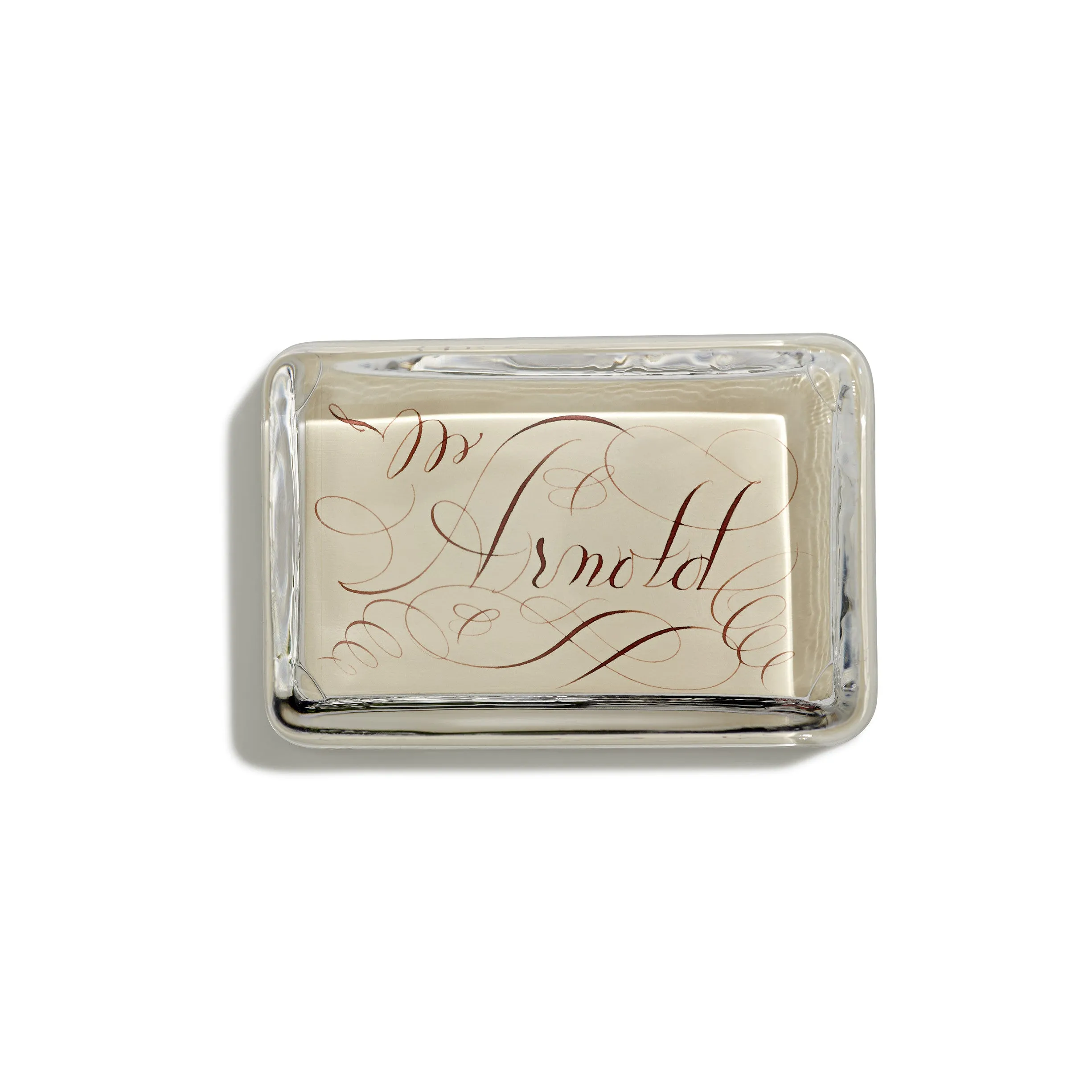 Customized Cream Rectangular Paperweight