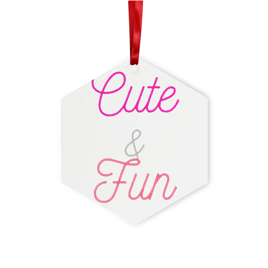 Cute and Fun Metal Hanging Ornament