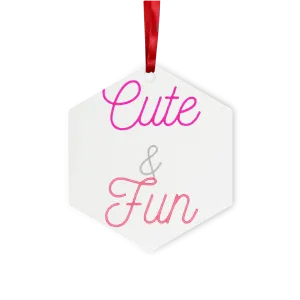 Cute and Fun Metal Hanging Ornament