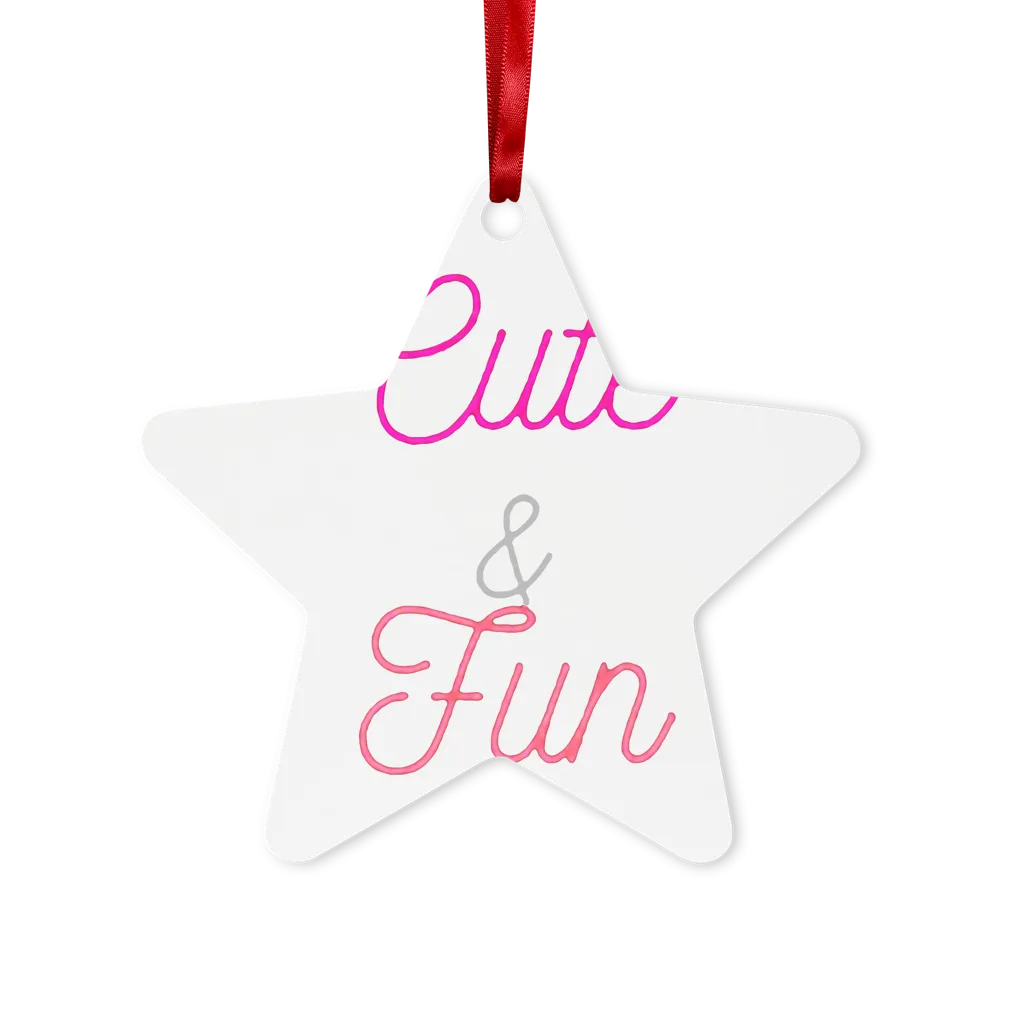 Cute and Fun Metal Hanging Ornament