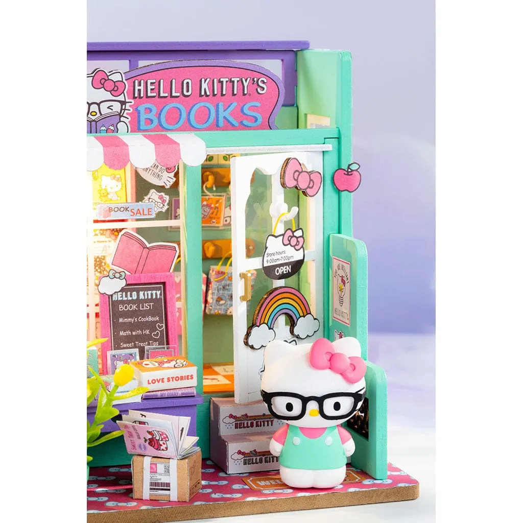 DIY Miniature Bookstore Kit - Hello Kitty's Book Store