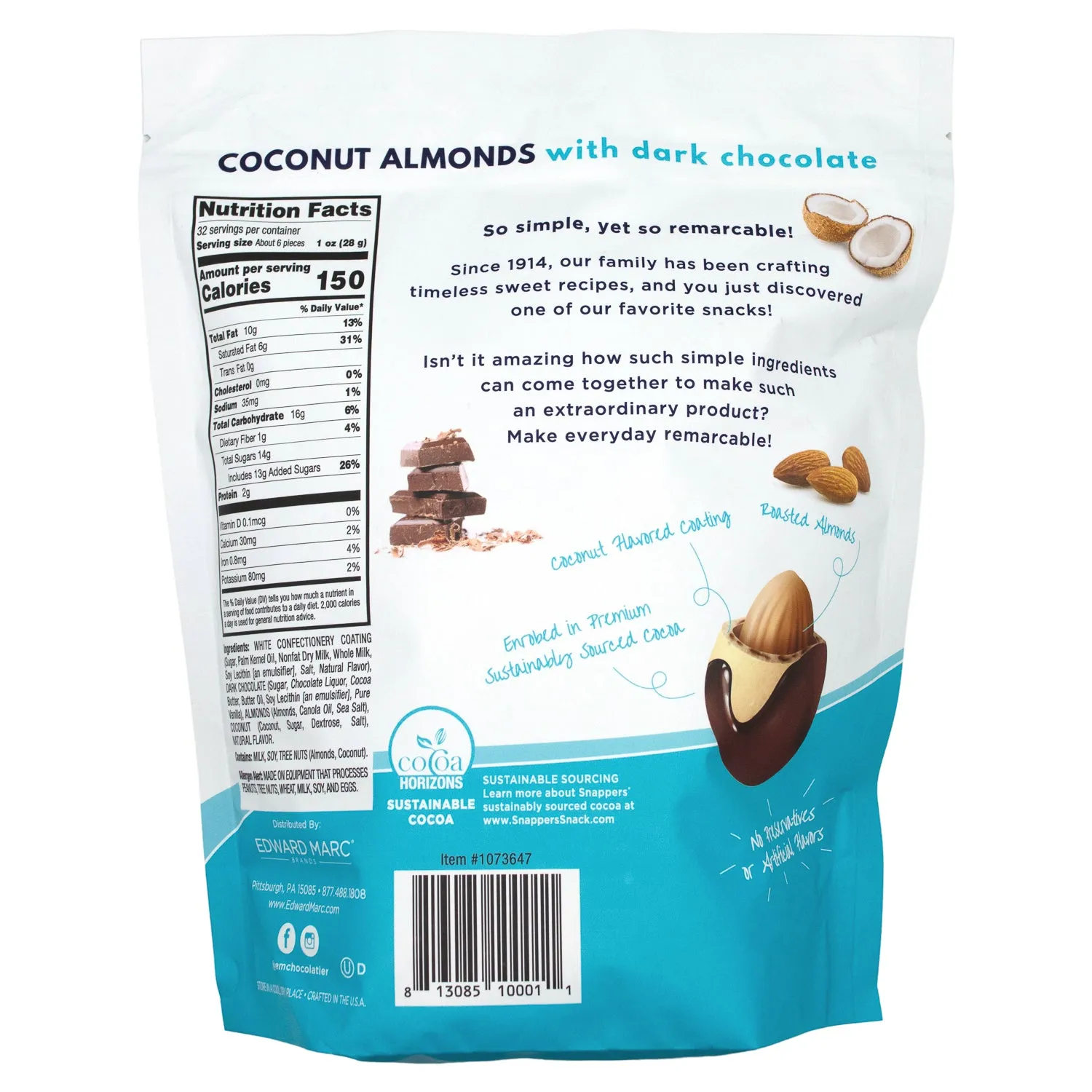 Edward Marc Chocolatier Almonds