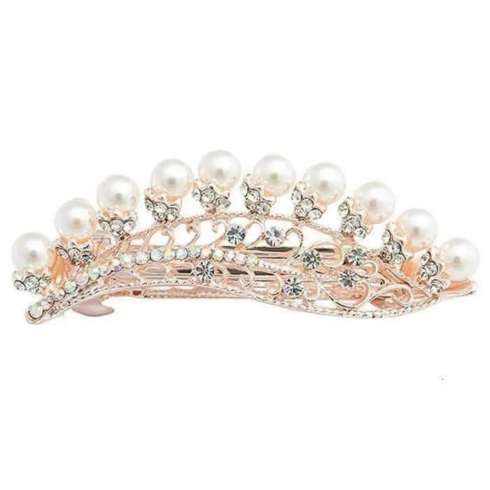 Elegance Crystal and Rhinestone Hair Clip Barrettes ~ Choose your style!