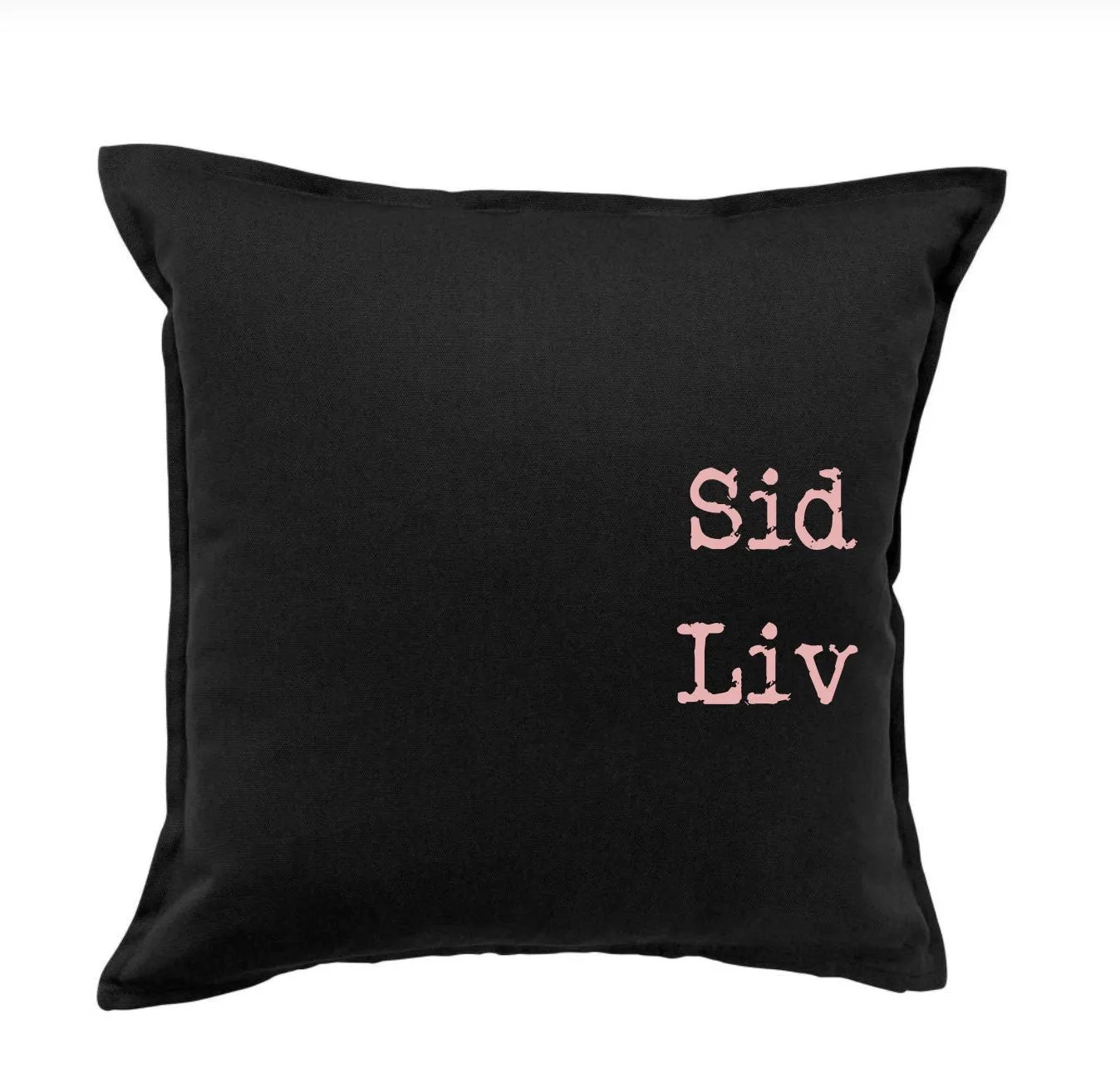 Family Names Throw Pillow Covers - 8 Colors