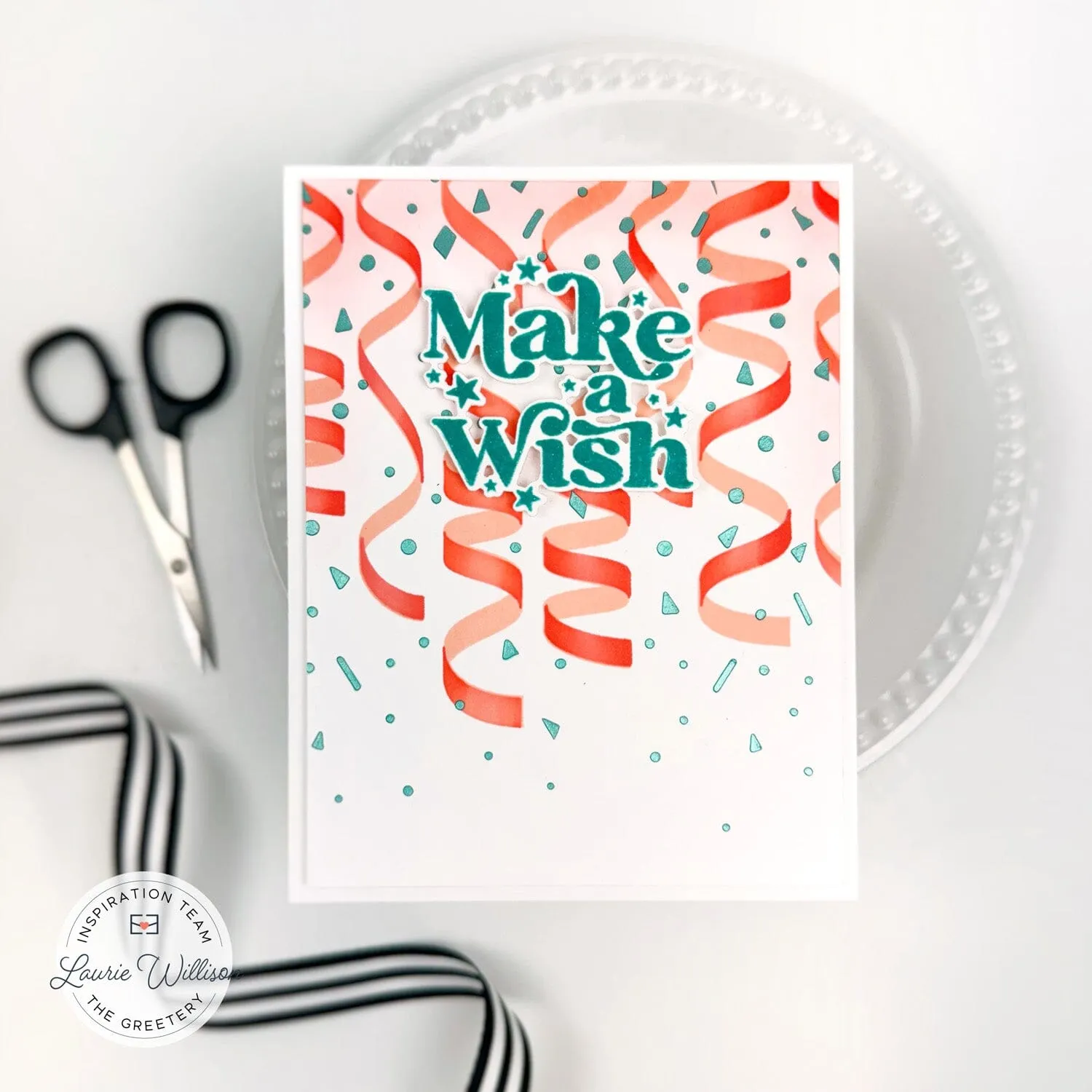 Four Square Birthday Tags Stamp Set