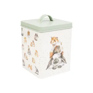 Furry Friends Design Treat Storage Tin