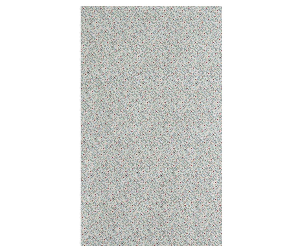 Gift wrap, Berry branches, Dusty blue - 10 m