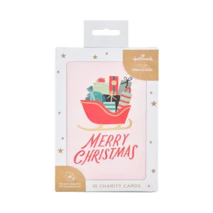 Hallmark Boxed Christmas Cards - Stylish Sleigh