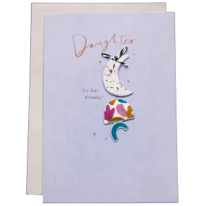 Heartfelt Birthday Greeting Card for Daughter