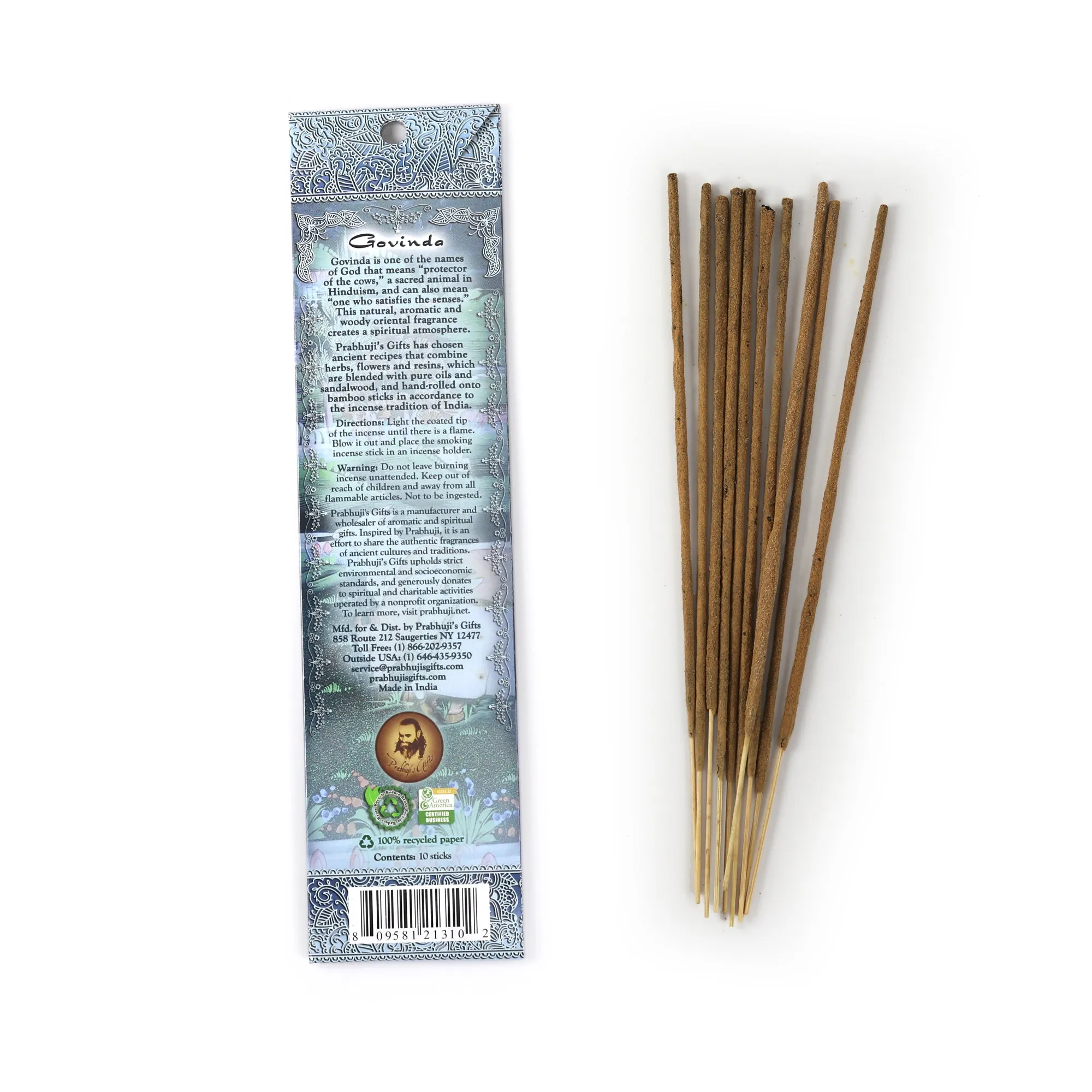 Incense Sticks Govinda - Sandalwood, Sage, and Lavender