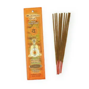 Incense Sticks Sacral Chakra Svadhishtana - Sensuality and Creativity