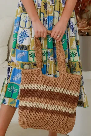 Isabella Boho Menorca Straw Beach Bag