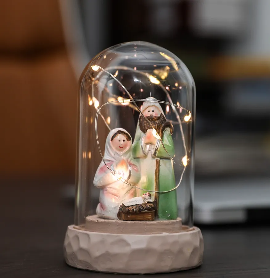 Jesus Born Night Light, Christian Gifts, Christmas Gifts