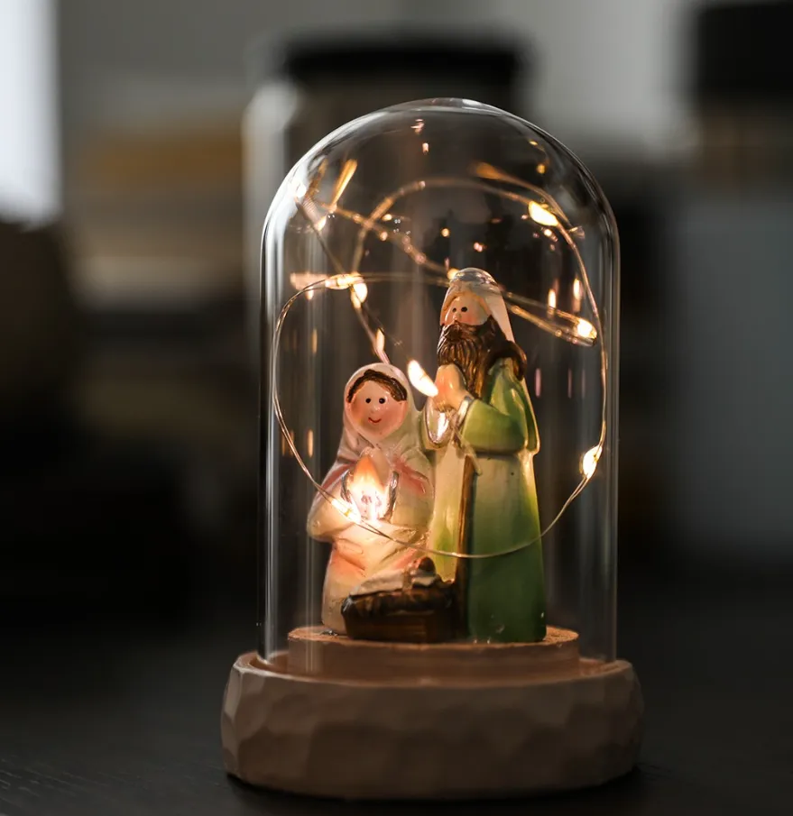 Jesus Born Night Light, Christian Gifts, Christmas Gifts