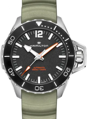 Khaki Navy Frogman Auto Black Ref. H77825331