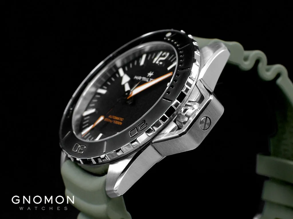 Khaki Navy Frogman Auto Black Ref. H77825331