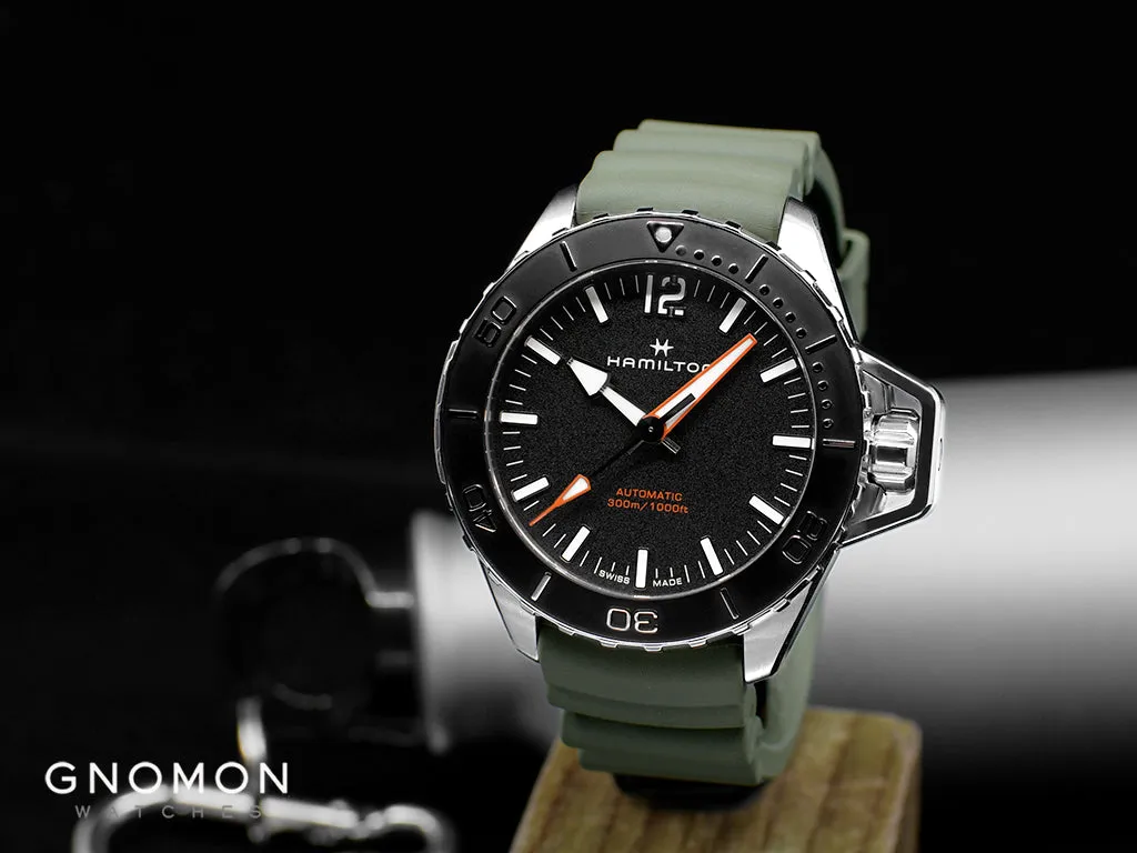 Khaki Navy Frogman Auto Black Ref. H77825331