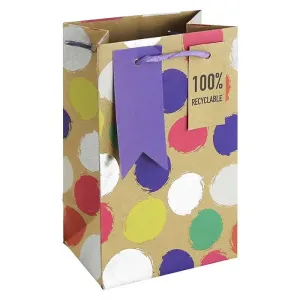 Kraft Spots Gift Bag Perfume