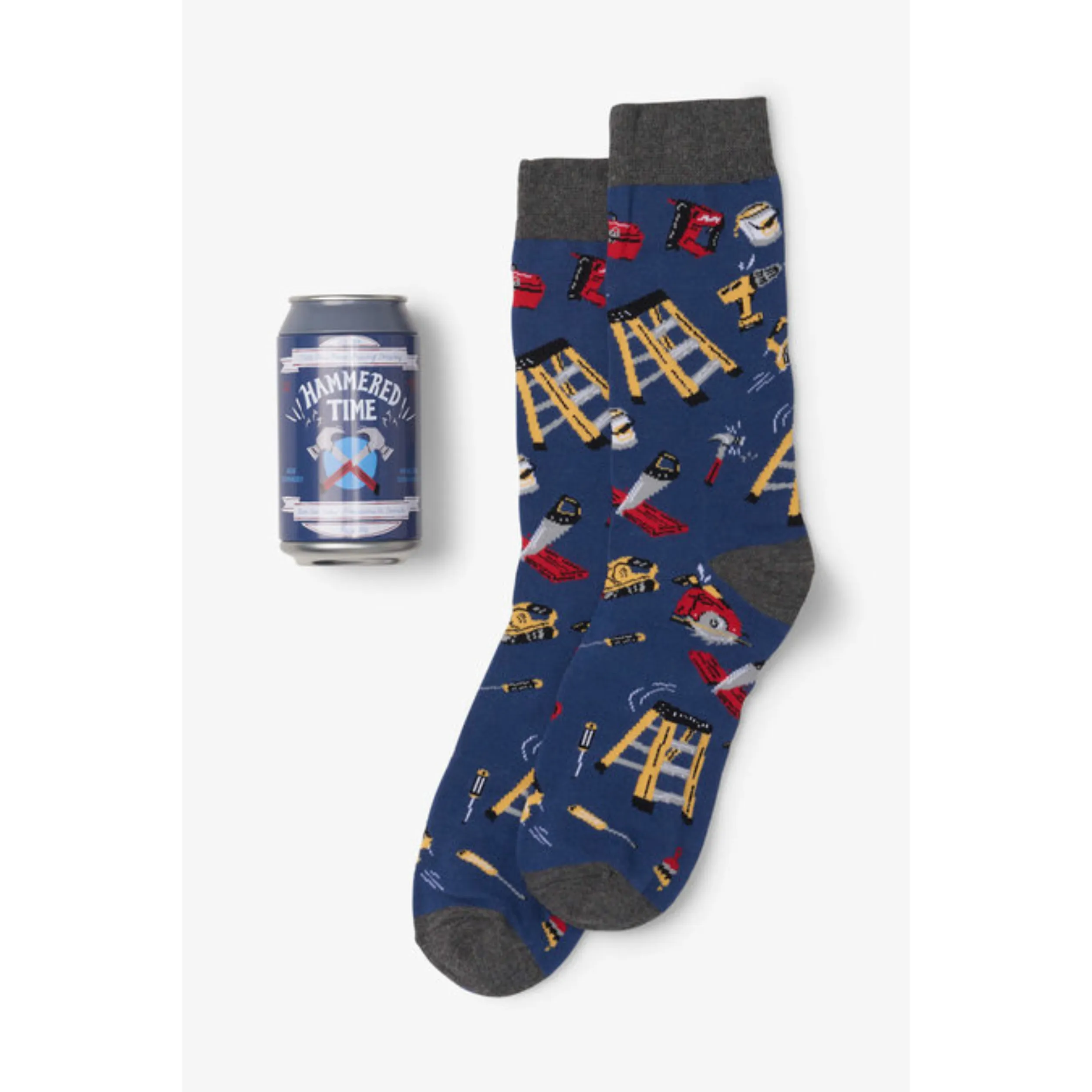 Little Blue House Beer Can Socks