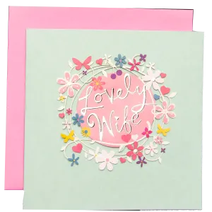 Lovely Wife Birthday Greeting Card